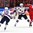 HELSINKI, FINLAND - JANUARY 2: USA's Will Borgen #20 collides with Czech Republic's Daniel Vozenilek #16 during quarterfinal round action at the 2016 IIHF World Junior Championship. (Photo by Matt Zambonin/HHOF-IIHF Images)

